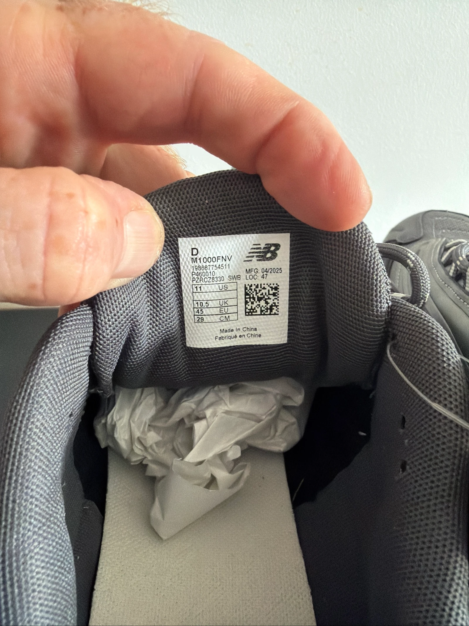 New balance M1000FNV neuve taille 45  – photo 6